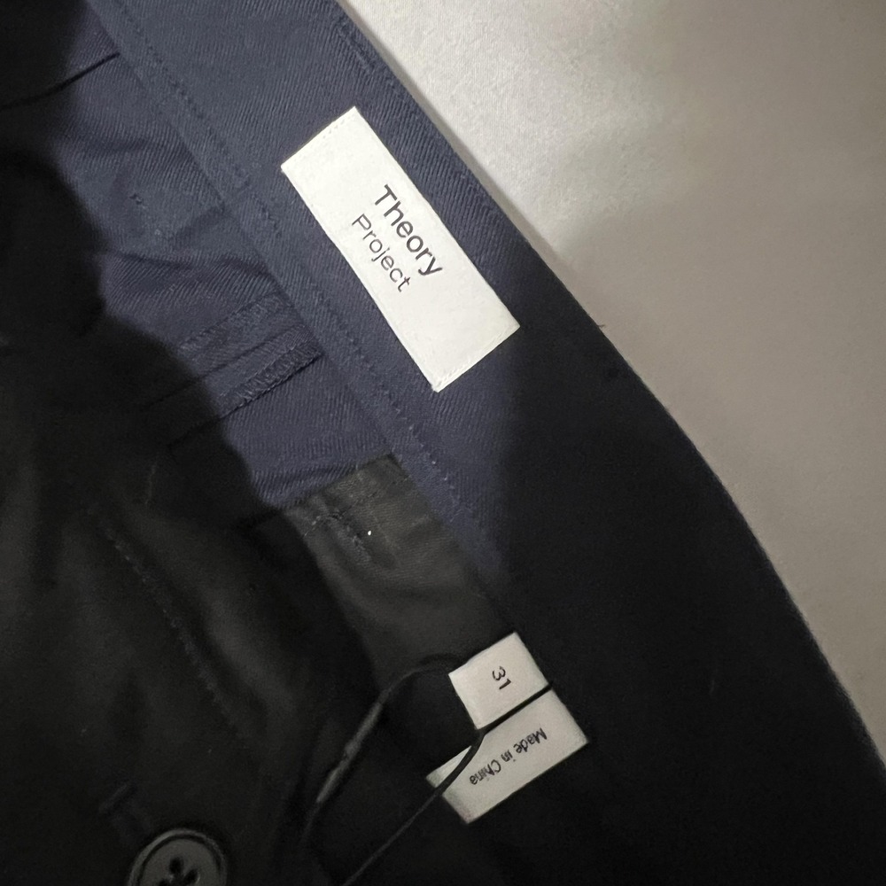 Theory Project Pants Mens Large 32 Inseam Blue Cargo Wide Leg Pockets Casual - Picture 4 of 7